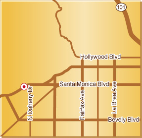 ロサンゼルスオフィス　マップ